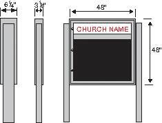 Enclosed Message Boards Supplies, Item Number 1393910